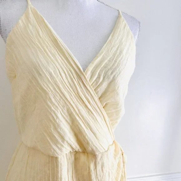Altar’d State Cream Super Soft Lightweight Side Tie Sundress ~ Size Large - Picture 2 of 8